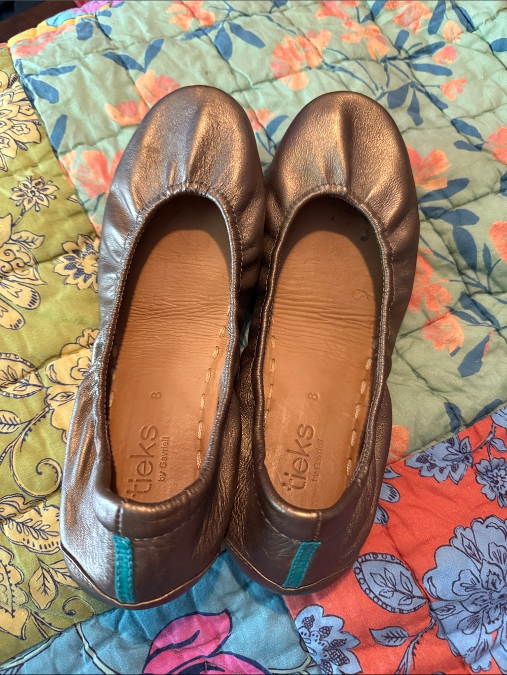 Tieks Bronze Ballet Flats